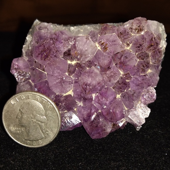 Natural Amethyst Geode Fragment w/ inclusions - Picture 3 of 6